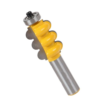 

1/2 inch Shank Triple Bead Triple 2 Molding Router Bits Hand Tool Woodworking Cutter