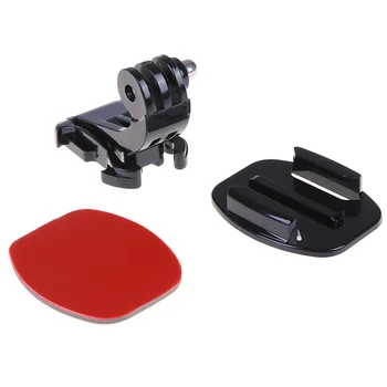 

3Pc Adhesive Sticker with Quick Pull Buckle Curved Surface Helmet Mount for GoPro Hero 6 5 7 For 4 Sjcam For Xiaomi Yi 4k Camera