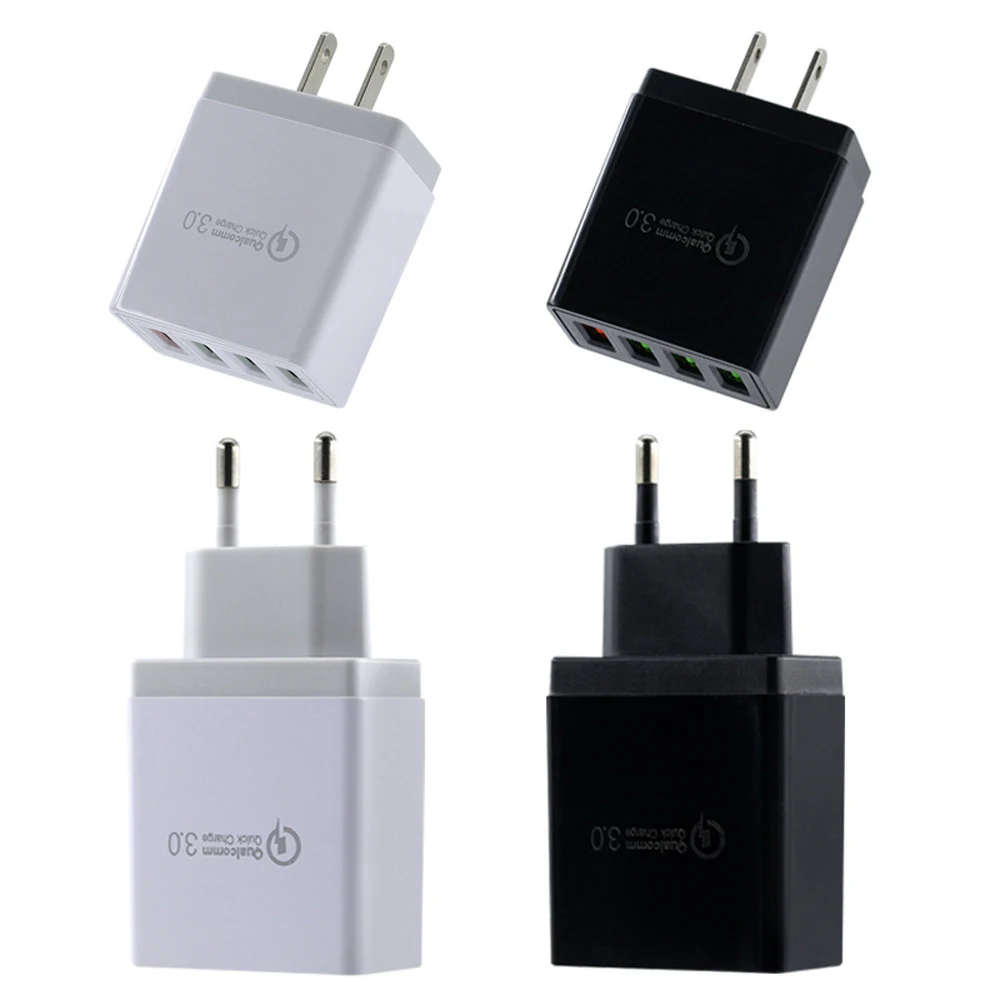 AIREACH 18 Вт Зарядное устройство 4USB мобильный телефон зарядное стандарт ЕС США