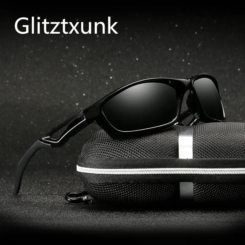 

Glitztxunk Polarized Sunglasses Men Sports Brand Designer Retro Outdoor Driving Sun Glasses For Male Goggles Eyewears Lentes