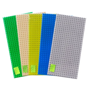 

New 512 Duploe Big Bricks Base Plate 16*32 Dots 51*25.5cm Baseplate Building Blocks Toys For Children Compatible Blocks Duploes
