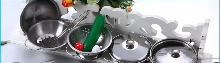 18 шт. детская мини-кухня игрушка кухонная утварь котелок кастрюля дети ролевые игры повара игрушка Моделирование кухонная утварь игрушки Детский подарок