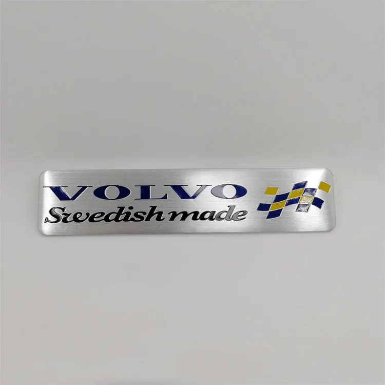Volvo Bumper sticker s Cool металлическая клейкая этикетка бампер наклейка Модифицированная наклейка s Sweden VOLVO автомобильный хвост бирка автомобильный стикер s