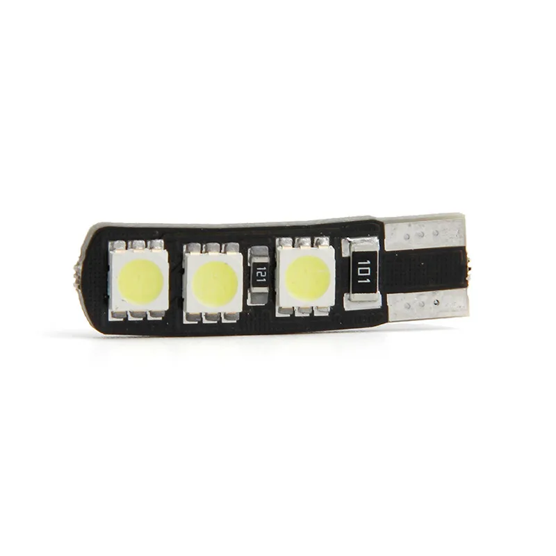 10PcT10 194 168 W6W 6SMD 5050 Car LED Light Bulb Xenon Whirt For Car Tail Light Bright White Taillight Car Accessories