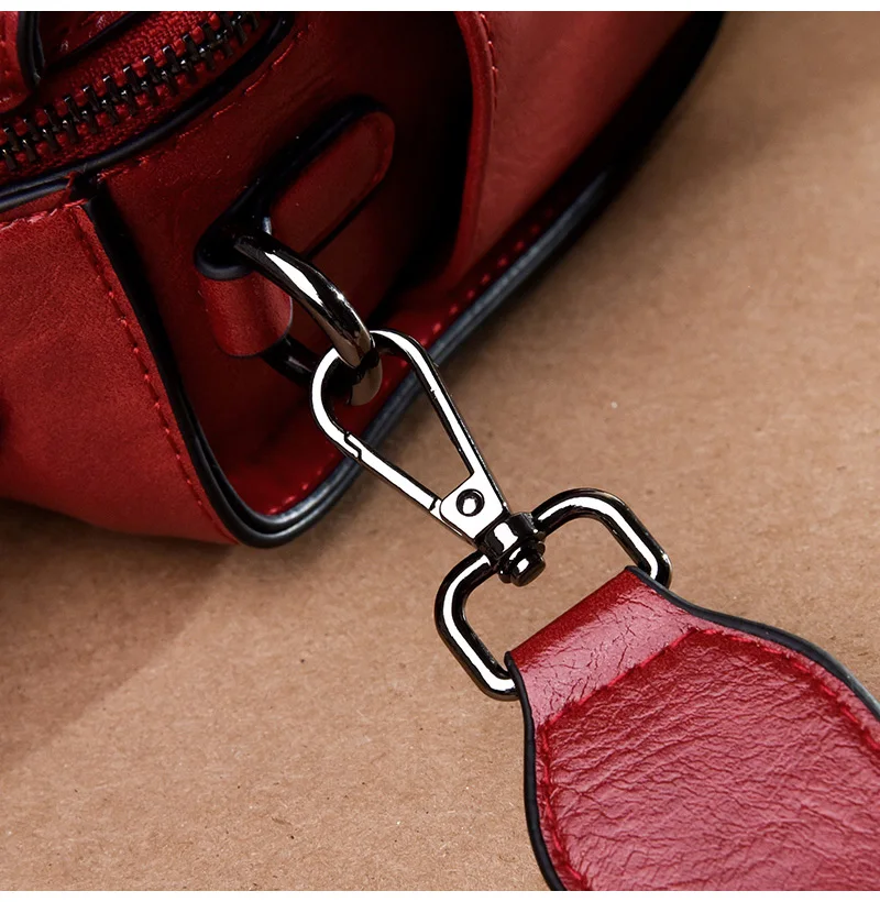 Мини Бостонская кожаная сумка через плечо женская маленькая Мода японский корейский стиль мини сумочки, сумки через плечо для женщин красный