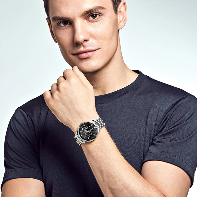  Xiaomi Mijia Lightweight Mechanical Watch - Business Elite Series Multi-function Dial Imported High