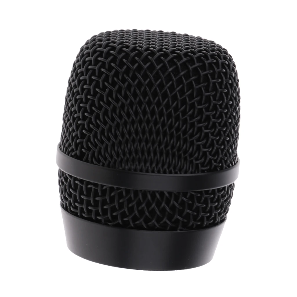 

Durable Steel Mesh Microphone Replacement Grill Ball Head Mic Accessory