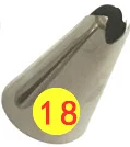 18 Горячая 1 шт Торт d ecorating трубопроводов сопла Кондитерские советы - Цвет: 18