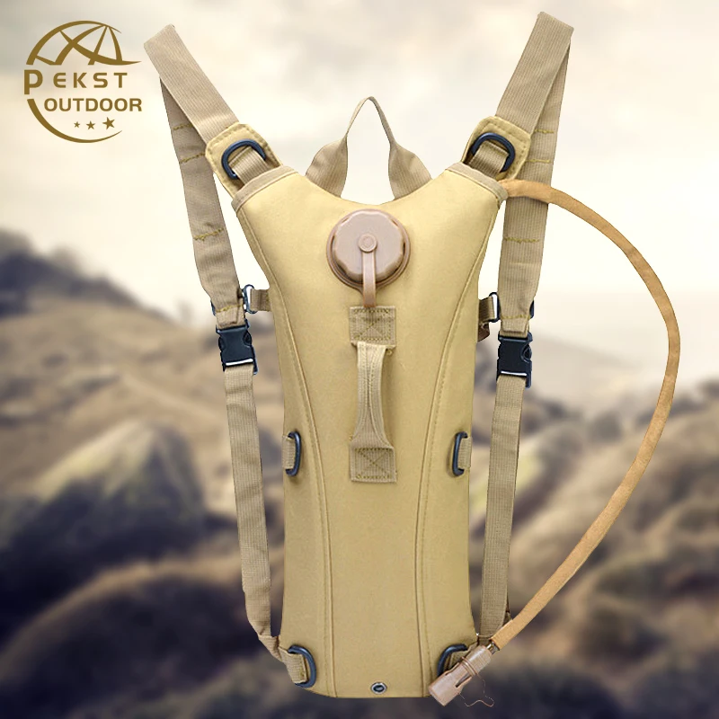 

Hydration Backpack With 3L Bladder Bag for Fishing Tactical Water Bag for Hiking Biking Running Survival Walking And Climbing