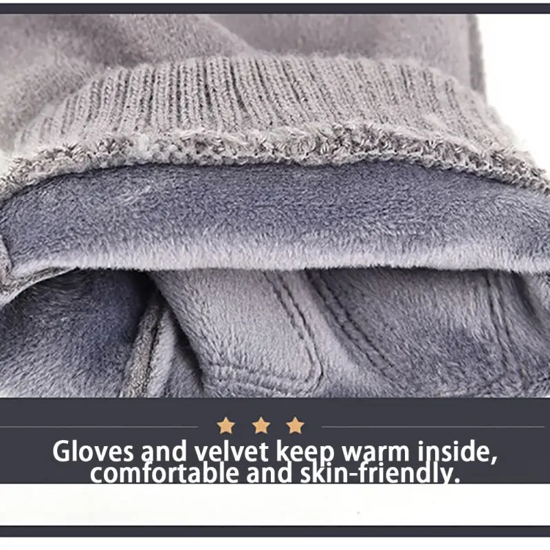 Зимние уличные спортивные перчатки, морозостойкие перчатки без пальцев, замшевые перчатки для мужчин и женщин, удобные Прихватки для пальцев