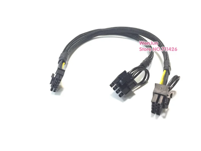 Mini Cabo de Alimentação para Dell R7525 e Gpu Rx2080 A4000 Alta Qualidade 12pin para Mais 8pin Pci-e 35cm - Imagem 5