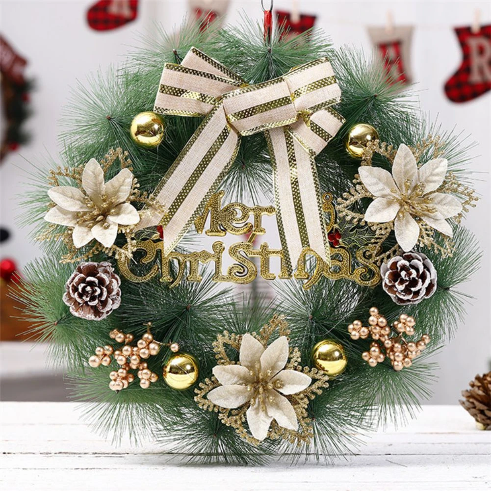 Adornos Navidad Anderson's Fall And Christmas Wreath Set 22 