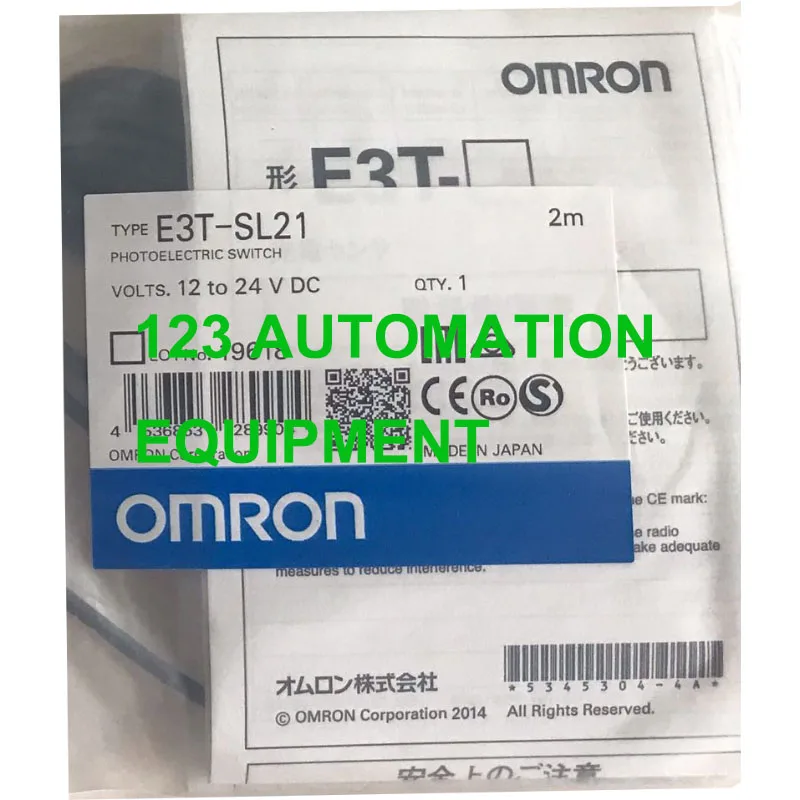 

Authentic new OMRON E3T-SL21 SL21M SL22 SL22M SL23 SL24 Photoelectric switch sensor 2M