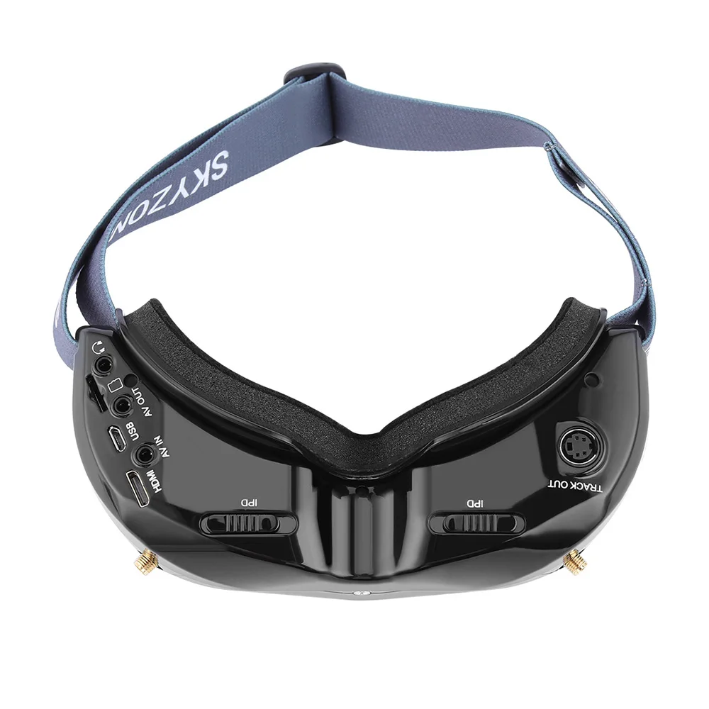  SKYZONE SKY02X 5.8Ghz 48CH FPV Goggles Support 2D/3D HDMI Head Tracking With Fan DVR Camera For RC 