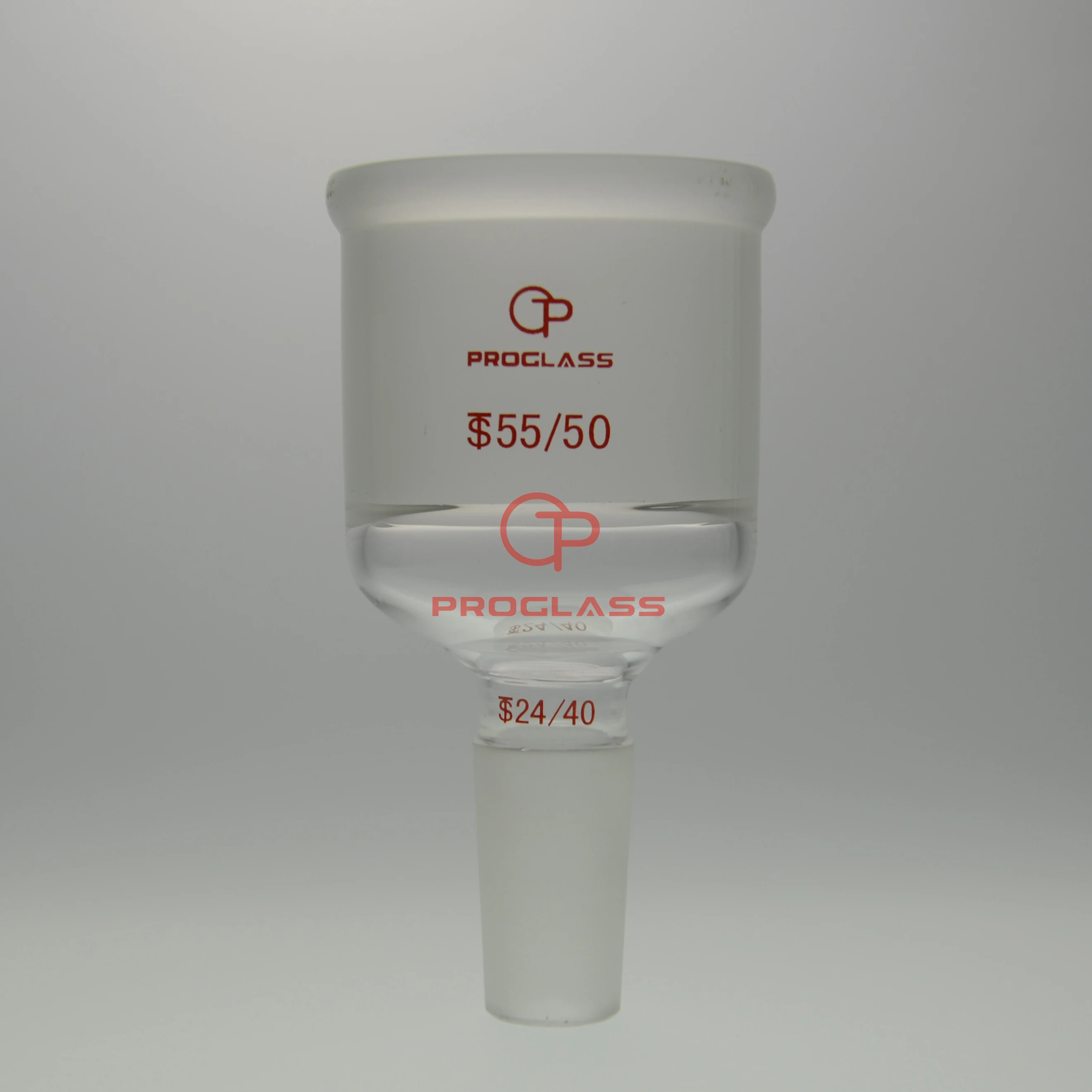 Laboratory B Glass Enlarging Connecting Adapter Top 55/50 Bottom 24/40