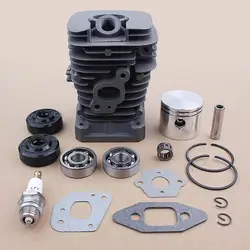 Kit cylindre et joint de tronçonneuse 41.1mm, bougie d'allumage à Piston, roulement à billes rainuré pour Partner 350 Partner 351, pièces de tronçonneuse 