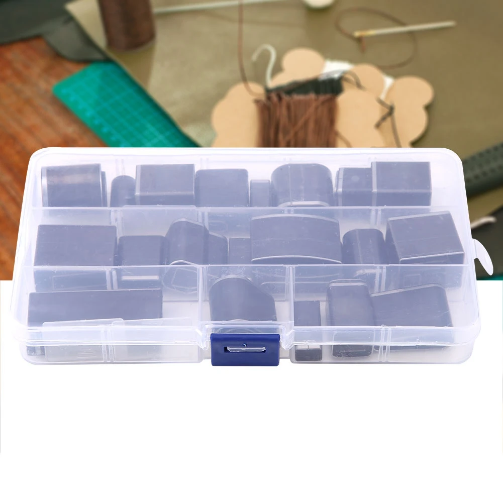 39pcs Style Various Shape Hole Hollow Punch Cutter Tool For Handcrafted Leather Craft DIY Hole Hollow Punch Cutter Tool