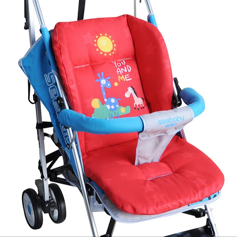 Blue Purple Baby Stroller Pad New Born Seat Cushion Pram Accessories Car Outdoor Chair Cushions | Дом и сад