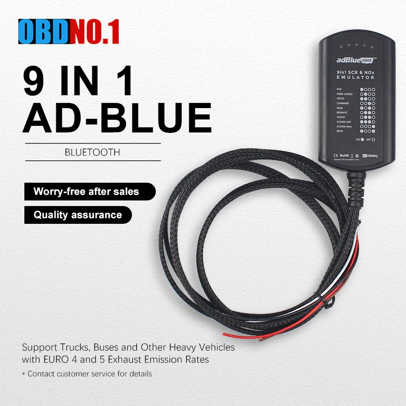 Эмулятор AdBlue 9 в 1 электронная сигарета с блоком эмуляции форм-форм для scania forIVECO daf
