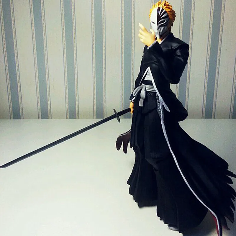 25 см аниме Bleach Play Arts PA Bleach Kai Kurosaki Ichigo ПВХ подвижная фигурка Коллекция Модель игрушки A198