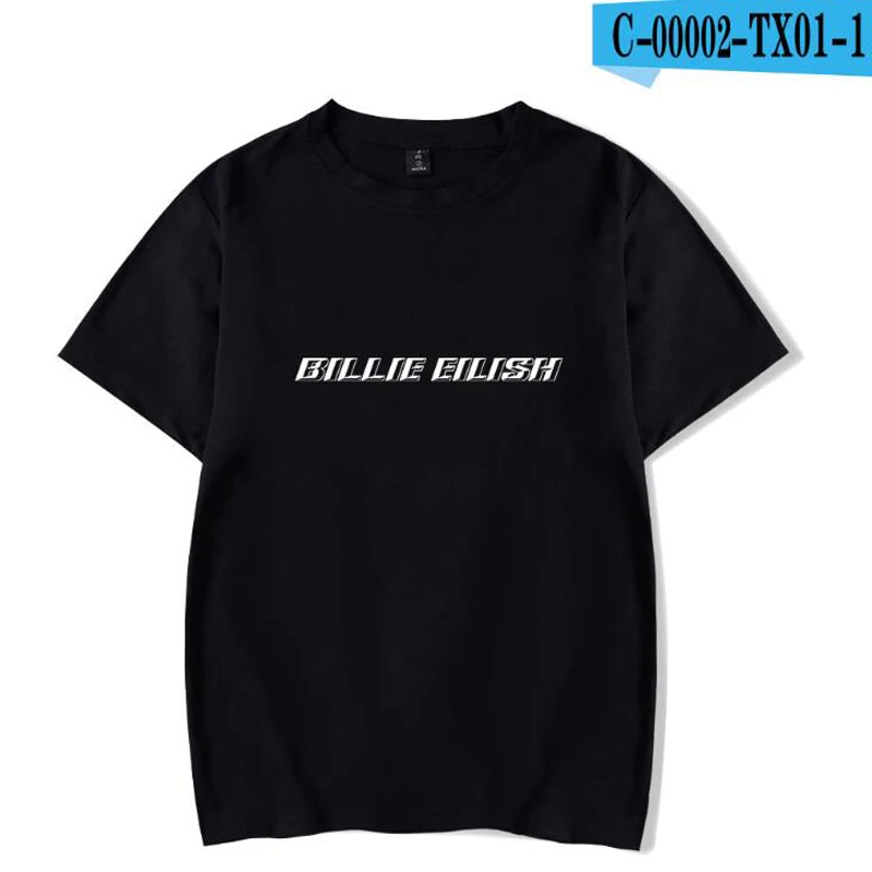 Billie Eilish футболка уличная хип-хоп Футболка Harajuku повседневная с круглым вырезом короткий рукав мужская женская футболка классная футболка Прямая поставка