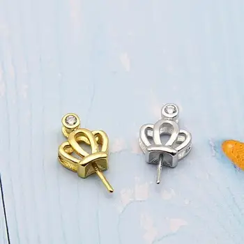 

Fashion Crown Pendant Mountings, Pendant Findings, Hot Exquisite Pendant Settings Jewelry Parts Fittings Women's Accessories
