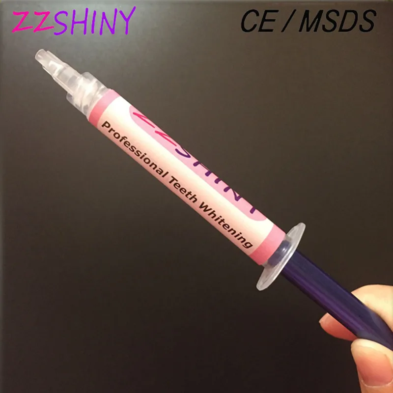 ZZSHINY 5 шт. * 3 мл Профессиональное Стоматологическое Отбеливание зубов гель 44% пероксид отбеливание зубов Уход за полостью рта гель