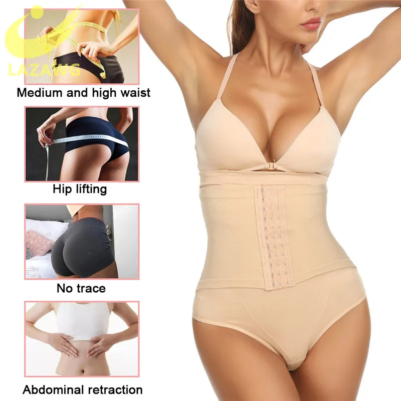 LAZAWG High Waist Seamless Butt Lifter Shapewear Tummy Control Underwear Panties Invisible Control Lady Shaper Panty Belly Thong target shapewear