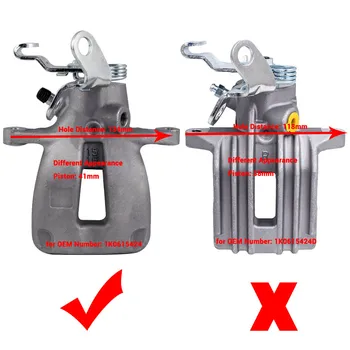 

Brake Caliper Rear R Side For VW Golf MK V MK5 2003 2004 2005 1K0615424 M H C For AUDI A3 Hatchback TT Coupe Roadster 1K0615424M