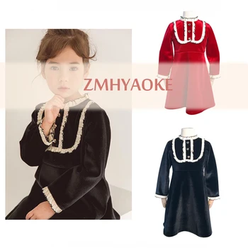 

Presale ZMHYAOKE-MR 2019 Girls Dress Thanksgiving Toddler Girl Clothes My First Christmas Girl Clothes Tops Girls Winter Dresses