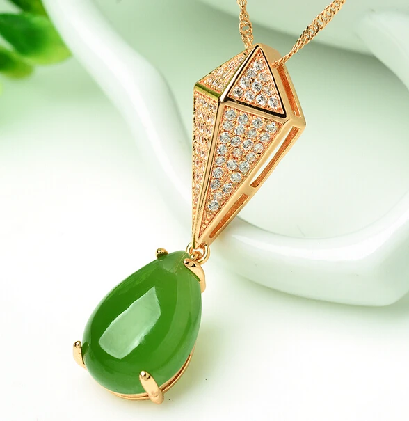 1026+++Natural stone and necklace pendant Tian spinach Russian Jasper | Украшения и аксессуары