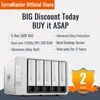 TerraMaster F5-221 NAS 5-Bay Cloud Storage Intel Dual Core 2.0GHz Plex Media Server Network Storage (Diskless) ► Photo 1/6