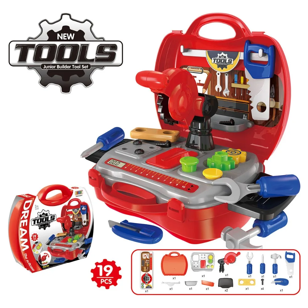 Kit de herramientas para niños, maletín de juguete, casa de juegos, simulación de cocina, ropa para cocinar, Juguetes