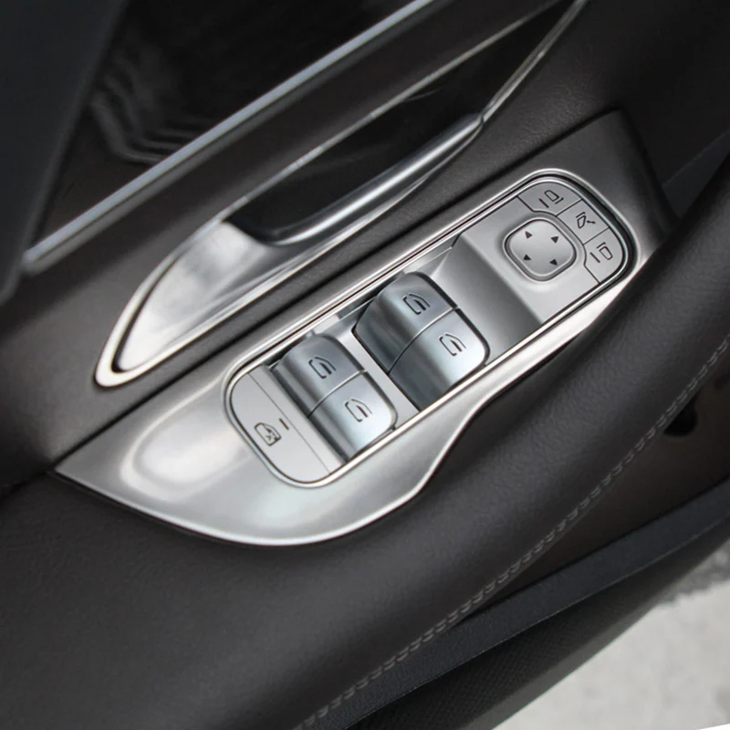 

Window lift button trim for Mercedes gle w167 gle carbon gle 2020 gle 350/amg 450 500e amg interior decoration accessories