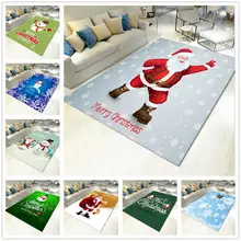 3D коврик на дверь с Рождеством, вечерние ковры для гостиной, спальни, Новогоднее украшение для детской комнаты, большой ковер