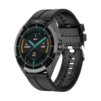 

GW16T Temperature Monitor Multi Dial Wristband Blood Oxygen Monitor Weather Forecast 30 Days Standby Smart Watch Wearable