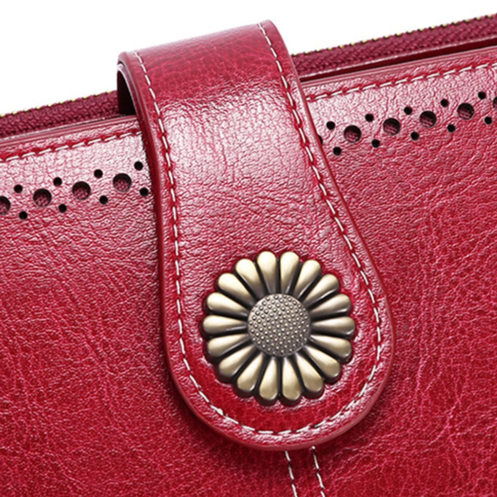 Твердые RFID Блокировка искусственная кожа молния Hasp держатель для Карт Anti Theft мульти слот женский кошелек повседневное зажим для денег длинный кошелек