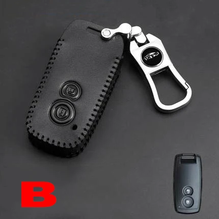 Auto Leather Key case for Car Key Cover Remote control for Suzuki Swift Kizashi SX4 Liana Vitara Swift Baleno Ignis Samurai - Название цвета: B Black line