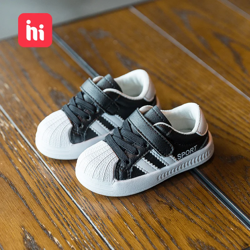 

Baby Shoe White Shoes Spring and Autumn Anti-slip Shoes Girls and Boys Small Children Baby Shoes Soft Bottom Toddler Shoes
