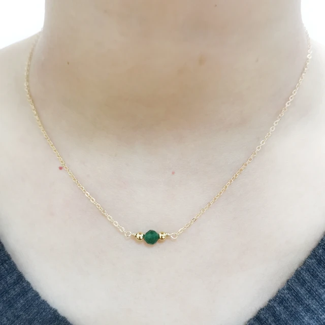 3.0cts Sterling Silver, Natural Emerald Necklace, Dark Green Emerald Pendant,emerald  Cut Necklace,natural Emerald Jewelry May Birthstone - Etsy | Emerald  necklace, Jewelry necklace simple, Emerald jewelry