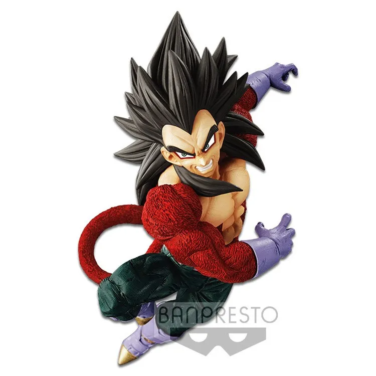 Bandai оригинальный Dragon Ball Z Аниме фигурки GT Вегета Супер Saiyan 4 ПВХ игрушки 20 см