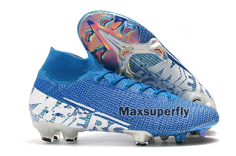 Mens Superfly VII 7 360 Elite SE FG CR7 Ronaldo Neymar NJR MDS 001 Dream Speed Boys Soccer Shoes Football Boots Cleats US6.5-11 - Цвет: 17