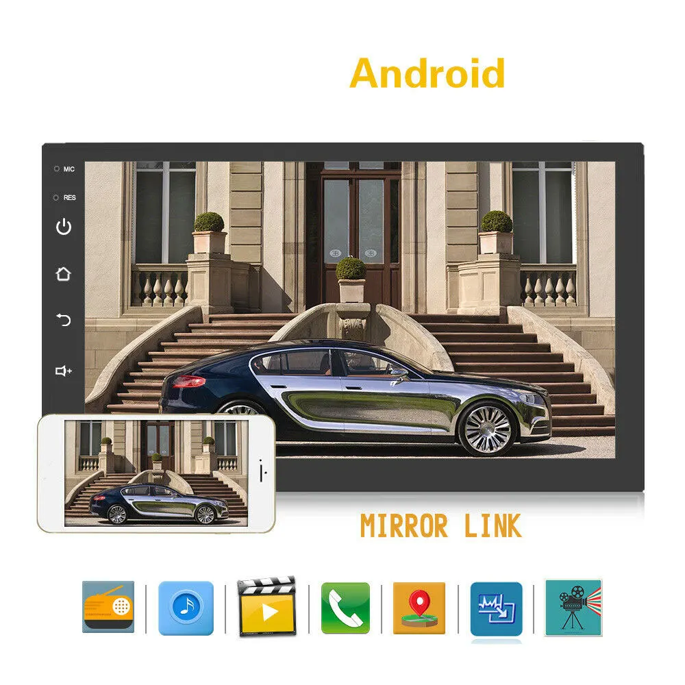 

Vehemo Car MP5 Player Radio WiFi 2 Din Android 8.1 for 1080P Bluetooth Automotive