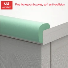 Aimeison Детская безопасность анти-столкновения полосы детские утолщение расширение защита окантовка детский стол угловой уголок 2 м