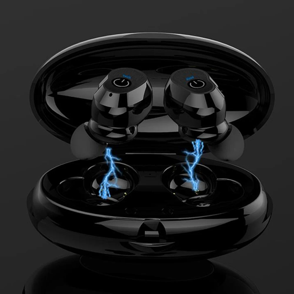 TWS Bluetooth наушники 5,0 настоящие беспроводные двойные наушники 3D Hifi стерео цифровые спортивные Водонепроницаемые IPX5 безболезненное снижение шума