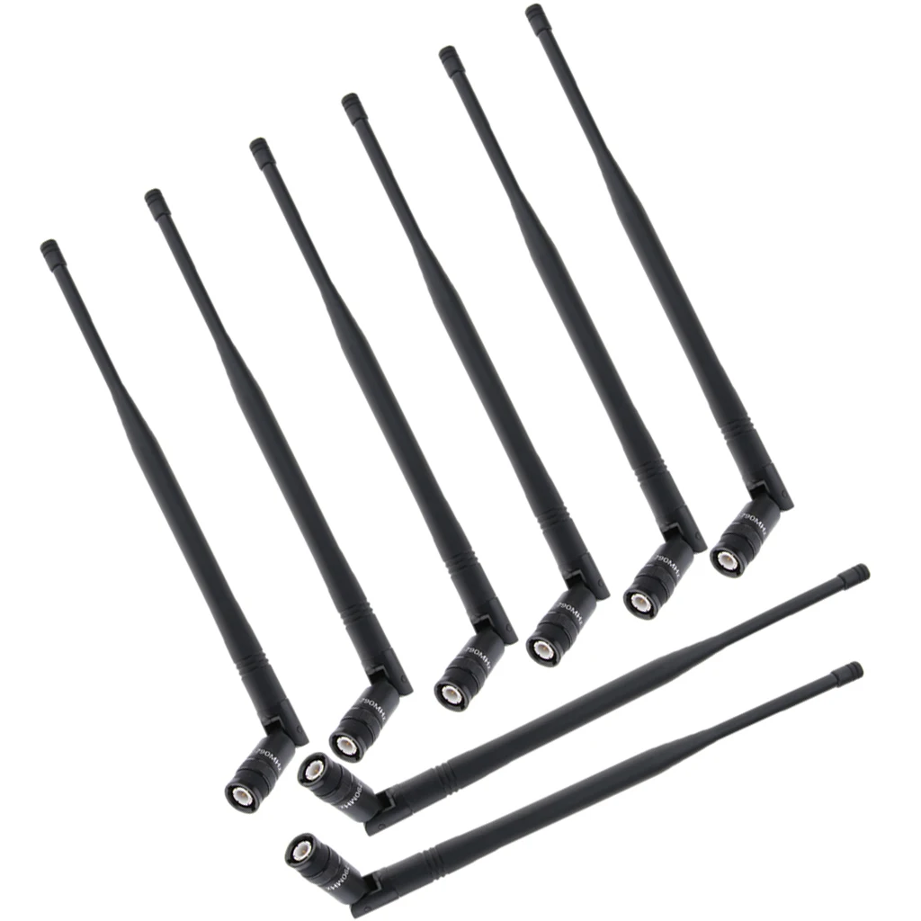 8 x DIY UHF микрофон Микрофон Разъем Антенна сигнальная линия черный, беспроводной