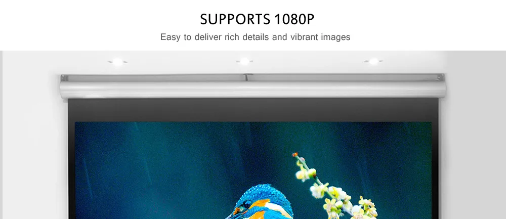 CS03 Мини светодиодный Умный домашний проектор 320x240/400-600 люмен/HDMI/TF/USB