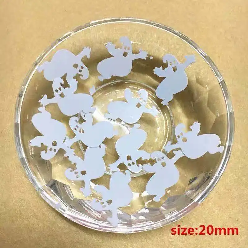 20mm Ghost 10 г/пакет Снежинка Honky ghost форма ПВХ свободные блестки Хэллоуин украшения Ремесло детей DIY Аксессуары - Цвет: 20mm Ghost
