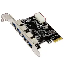 USB 3.0 Pci Express 5Gbps 4 Port Computer Internal PCI Express to USB Hub Expansion Adapter Card Expresscard post card USB 3 Pci