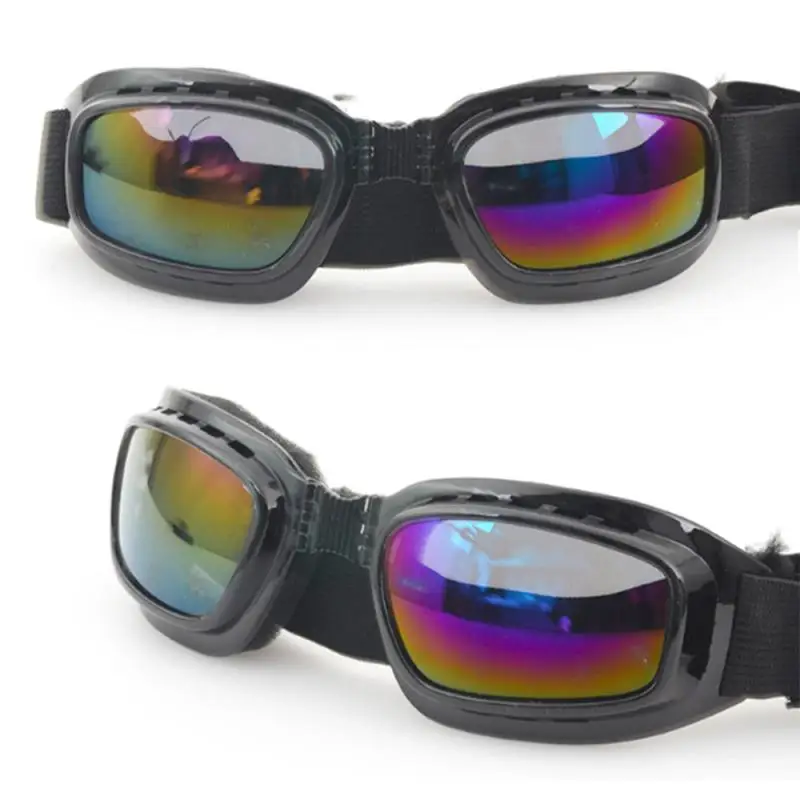 

Folding Dust-Proof anti-fog goggles windproof mirror dustproof Splash proof windproof color film welding mirror slip Goggles NEW